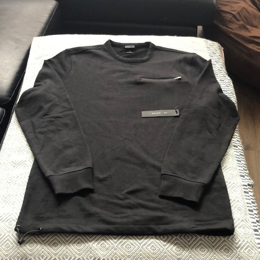 Black long sleeve Henley